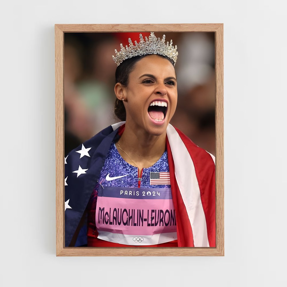Poster Étoile de la Liberté – affiche Athlétisme (vue 4)